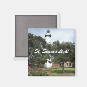 Aimant Phare, pelouse et Flower Bush (Recto/Verso)