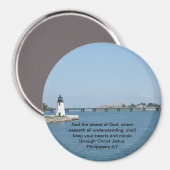 Aimant Phare Philippiens 4:7 (Recto/Verso)