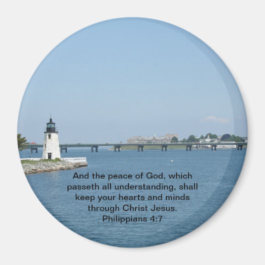 Aimant Phare Philippiens 4:7 (Devant)