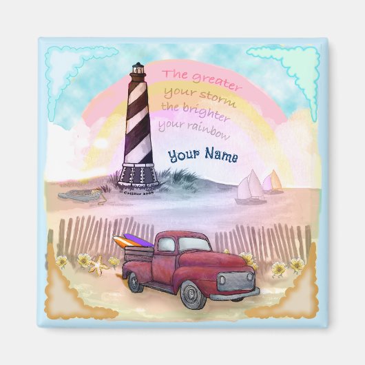 Aimant Phare Stormy Truck (Devant)