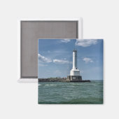 Aimant Phare sur Huron, Ohio Photographie (Recto/Verso)