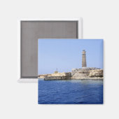 Aimant Phare sur les îles Brother, Mer Rouge, Egypte (Recto/Verso)