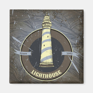 Aimant Phare vintage 1960