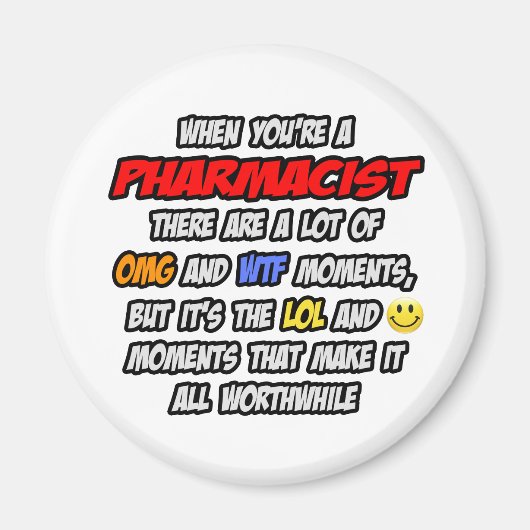 Aimant Pharmacien .. OMG WTF LOL (Devant)