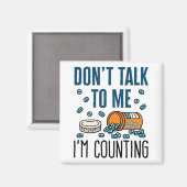 Aimant Pharmaciens Tech ne parle pas Je compte (Recto/Verso)