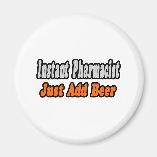 Aimant Pharmaciste...Ajouter la bière (Devant)