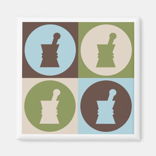 Aimant Pharmacologie Pop Art (Devant)