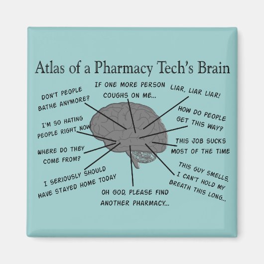 Aimant Pharmacy Tech, Atlas of Pharmacy Tech Brain (Devant)