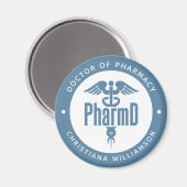 Aimant PharmD Docteur en pharmacie Pharmacy Graduation Ph (Recto/Verso)