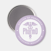 Aimant PharmD Docteur en pharmacie Pharmacy Graduation Ph (Recto/Verso)