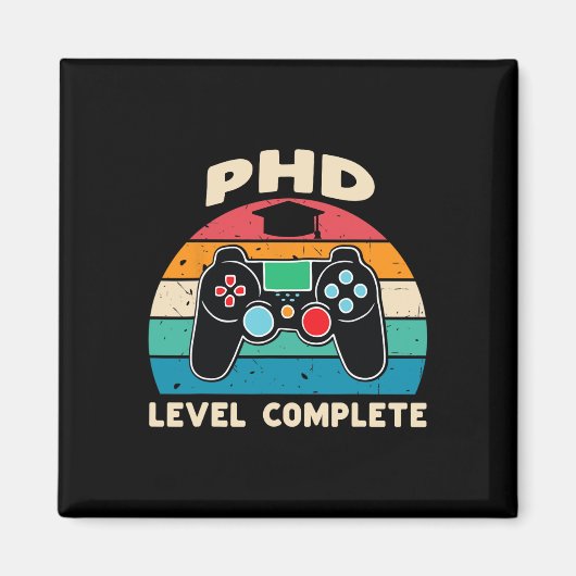 Aimant Phd Level Complete Doctorate Graduation Gift For H (Devant)