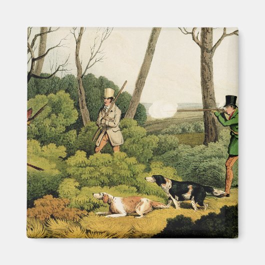 Aimant 'Pheasant Shooting', pub. par Thomas McLean, 1820 (Devant)