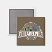 Aimant Philadelphia Pennsylvania (Recto/Verso)