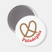 Aimant Philadelphia Pretzel (Recto/Verso)