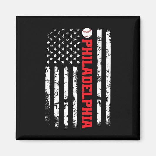 Aimant Philadelphie Baseball Usa (Devant)