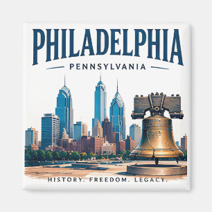 Aimant Philadelphie Historique Skyline
