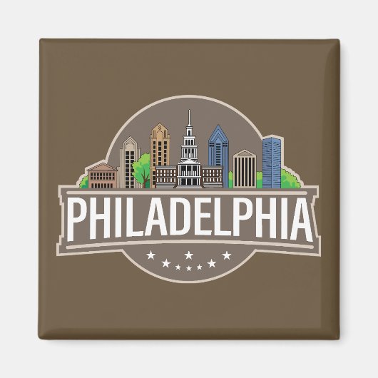 Aimant Philadelphie Pennsylvanie (Devant)