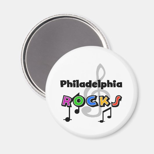 Aimant Philadelphie Rocks (Recto/Verso)