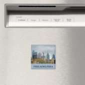 Aimant Philadelphie Skyline de la promenade fluviale (In Situ (Lave-vaisselle))