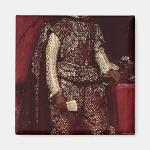 Aimant Philip IV de l'Espagne en brun et argent