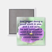 Aimant Philippiens 1:6 (Recto/Verso)