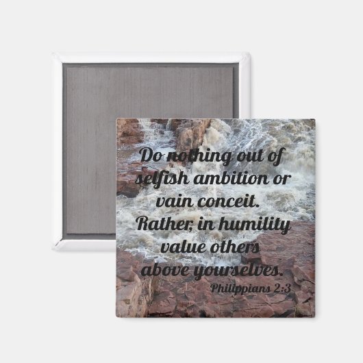 Aimant Philippiens 2:3 (Recto/Verso)