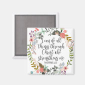 Aimant Philippiens 4:13 Je peux faire tout (Recto/Verso)