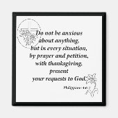 Aimant Philippiens 4:6-7 (Devant)