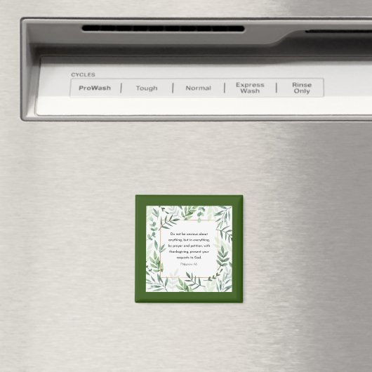 Aimant Philippiens 4:6, Verse biblique, (In Situ (Lave-vaisselle))