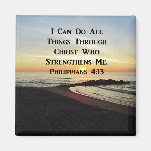 AIMANT PHILIPPIENS ATTAQUANTS 4:13 SCRIPTURE VERSE (Devant)