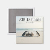 Aimant Phillip Island Australie (Recto/Verso)