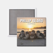 Aimant Phillip Island Australie (Recto/Verso)