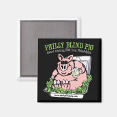 Aimant Philly Blind Pig BBQ (Recto/Verso)