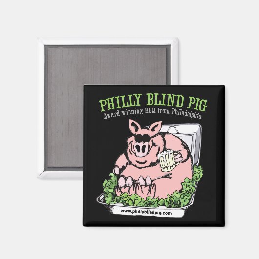 Aimant Philly Blind Pig BBQ (Recto/Verso)