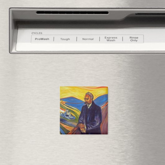 Aimant Philosophe Friedrich Nietzsche (par Edvard Munch) (In Situ (Lave-vaisselle))