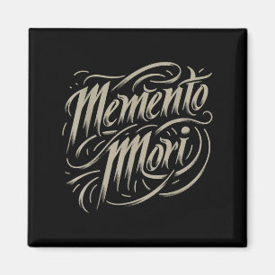 Aimant Philosophie stoïque Memento Mori Amor Fati Crâne S