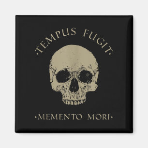 Aimant Philosophie stoïque Tempus Fugit Memento Mori Crân