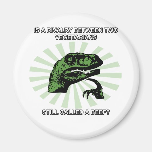 Aimant Philosoraptor Végétariens (Devant)