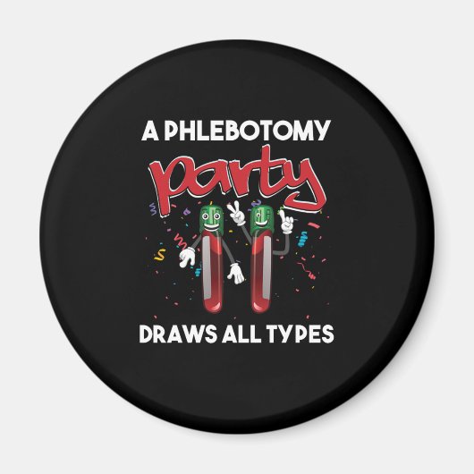 Aimant Phlebotomie Parti Vacutainer Sang Phlebotomiste Gi (Devant)