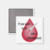 Aimant Phlebotomiste (Recto/Verso)