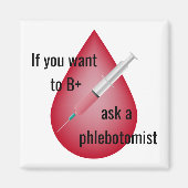 Aimant Phlebotomiste (Devant)