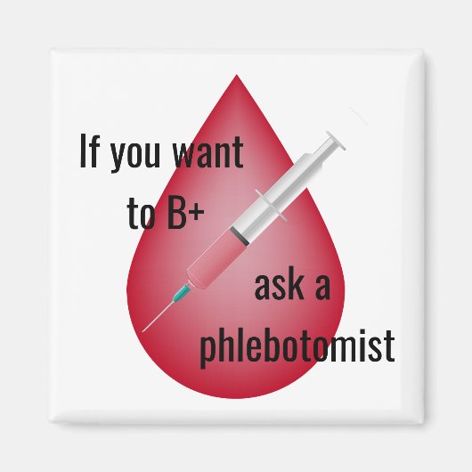 Aimant Phlebotomiste (Devant)