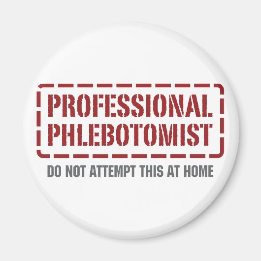 Aimant Phlebotomiste professionnel (Devant)