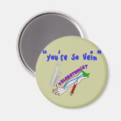 Aimant Phlebotomiste "Vous êtes si vein" Dons Drôle (Recto/Verso)