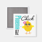 Aimant Phoenix AZ Chick (Recto/Verso)