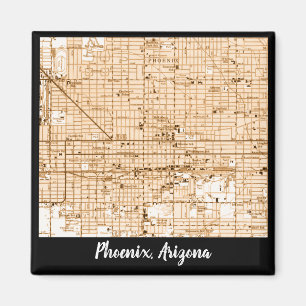 Aimant Phoenix Carte vintage