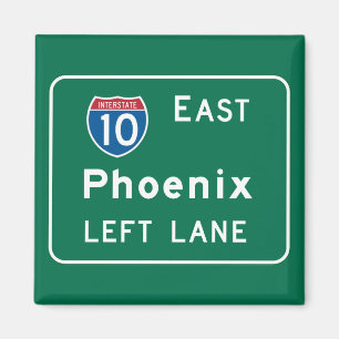 Aimant Phoenix, panneau routier d'AZ