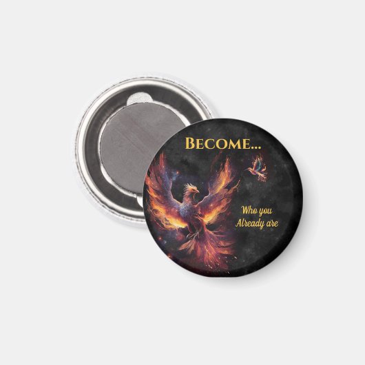 Aimant Phoenix Rising (Recto/Verso)