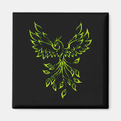 Aimant Phoenix se lève sur le noir (Devant)