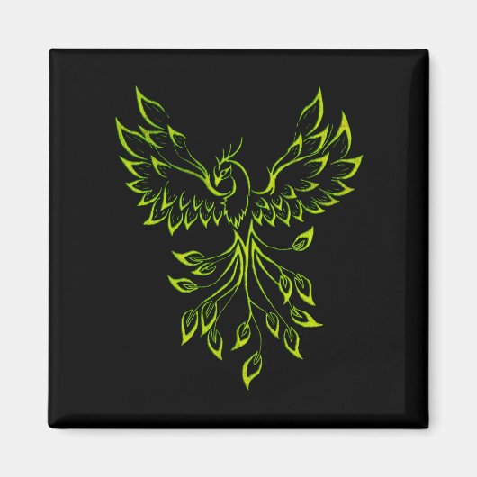 Aimant Phoenix se lève sur le noir (Devant)